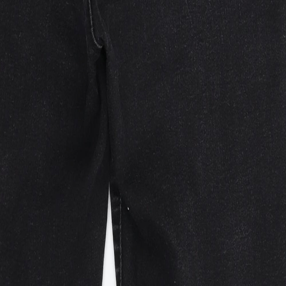 FOREVER 21 Womens Black Denim Skinny Jeans Size 30 in L29 in