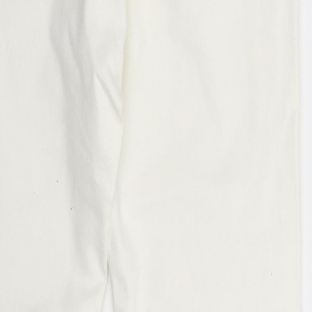 Love Label Womens White Denim Skinny Jeans Size 8 L28 in