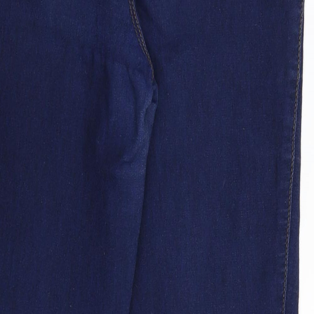 Denim & Co. Womens Blue Denim Jegging Jeans Size 12 L28 in
