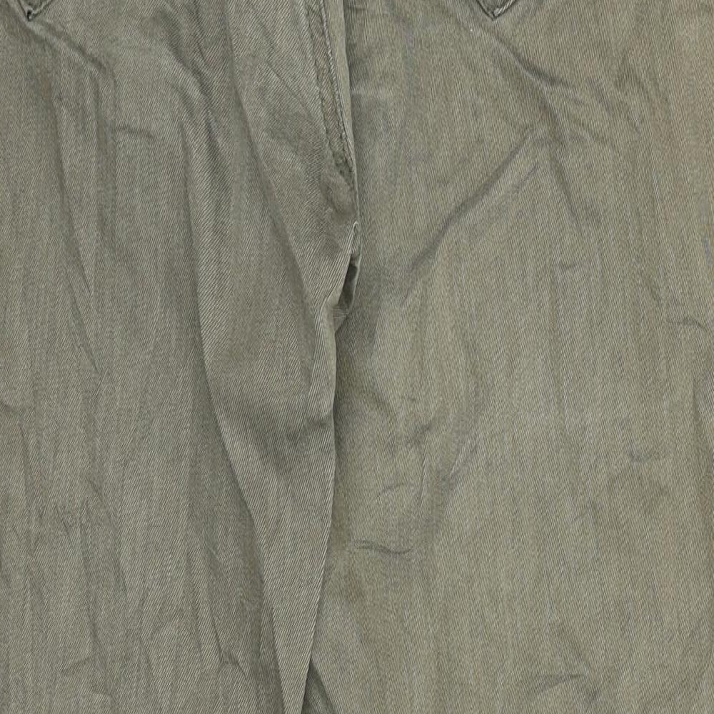Soyaconcept Womens Green Denim Straight Jeans Size 33 in L27 in