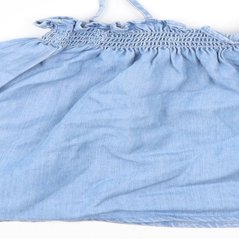 Zara Girls Blue Denim A-Line Skirt Size 2-3 Years