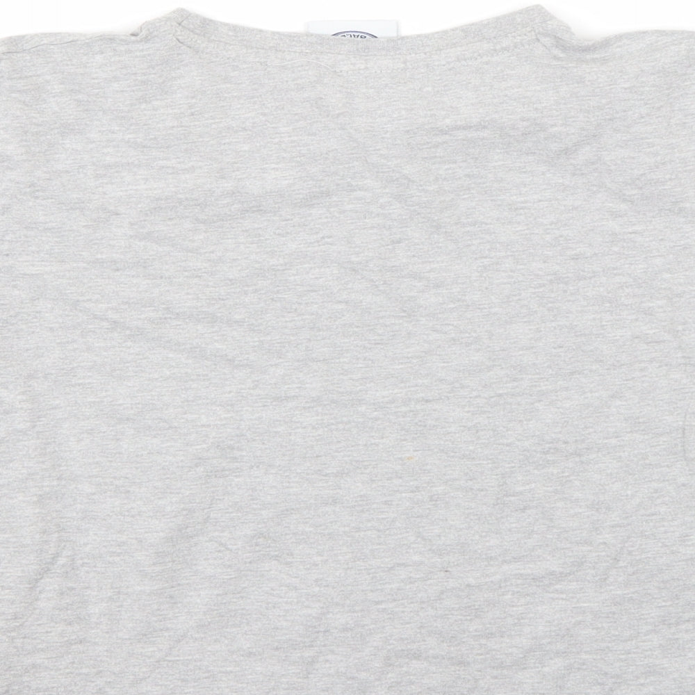 Leciester City FC Boys Grey Basic T-Shirt Size 9-10 Years - Leciester City FC