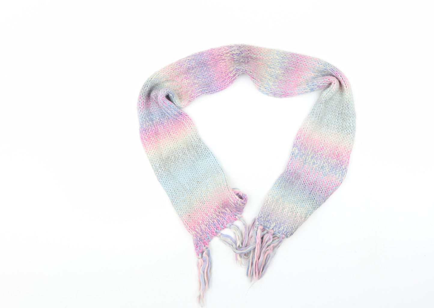 YD Womens Multicoloured Striped Scarf