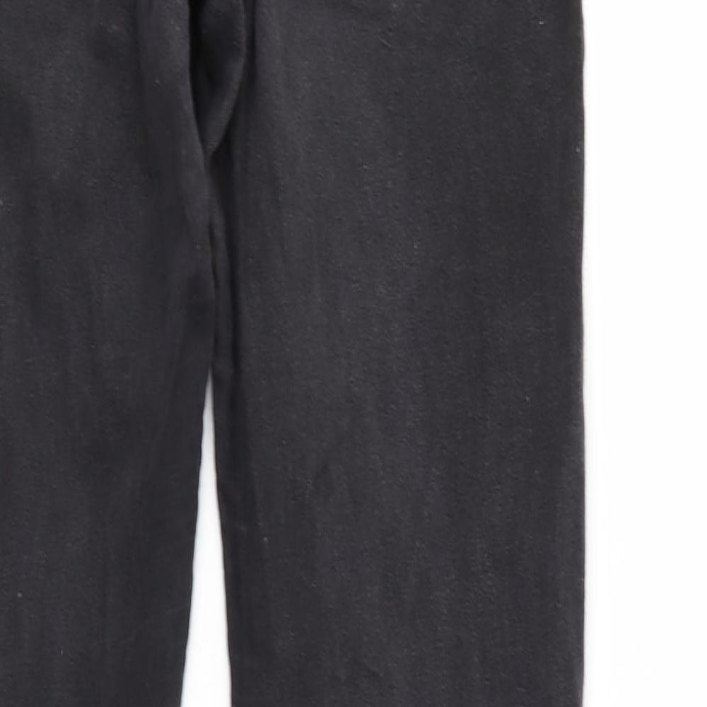 Denim & Co. Womens Black Denim Tapered Jeans Size 16 L29 in