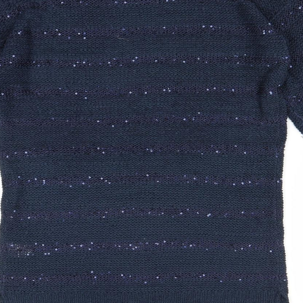 Bonmarché Womens Blue Pullover Jumper Size S