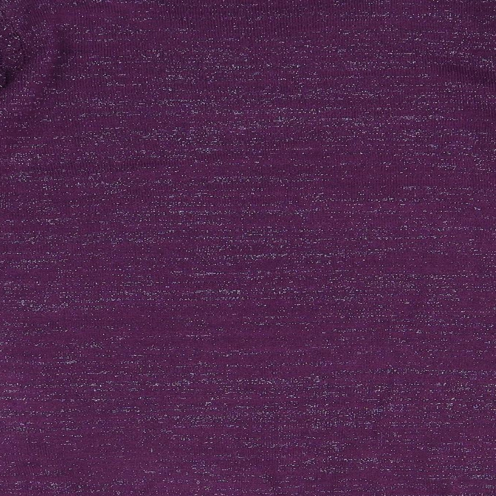 EWM Womens Purple Pullover Jumper Size S