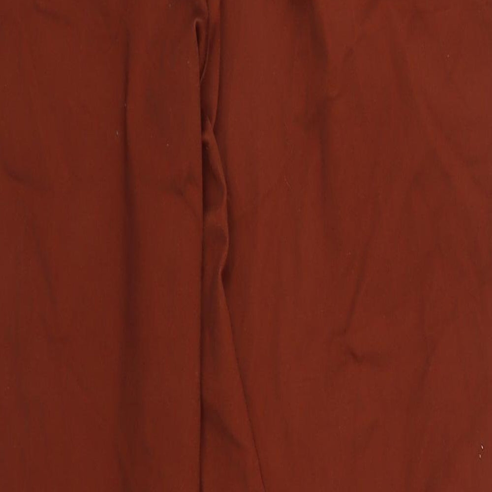 H&M Womens Brown Chino Trousers Size 12 L26 in