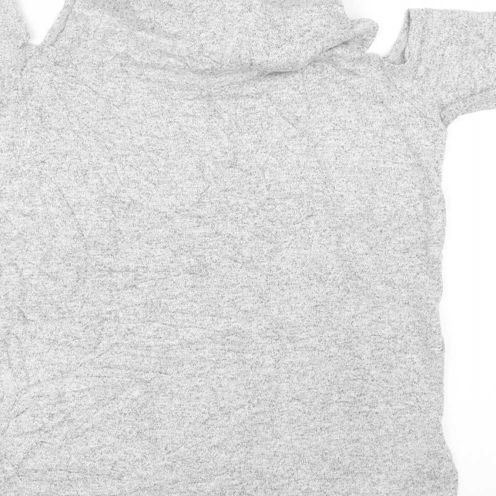 Select Womens Grey Basic T-Shirt Size 14