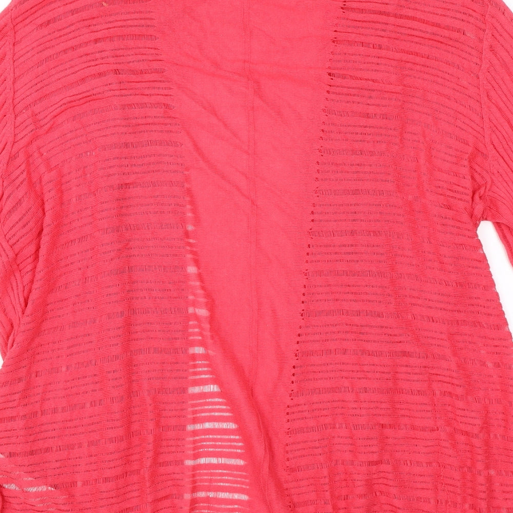 Bonmarché Womens Pink Cardigan Jumper Size M