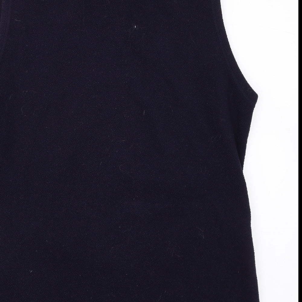 EWM Womens Blue Vest Jumper Size M