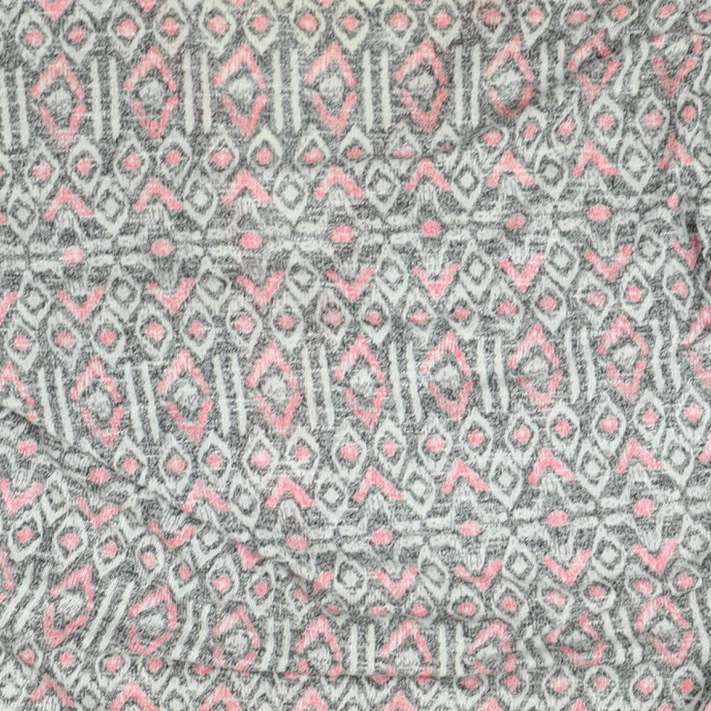 YD Girls Black Geometric Jacket Size 9 Years