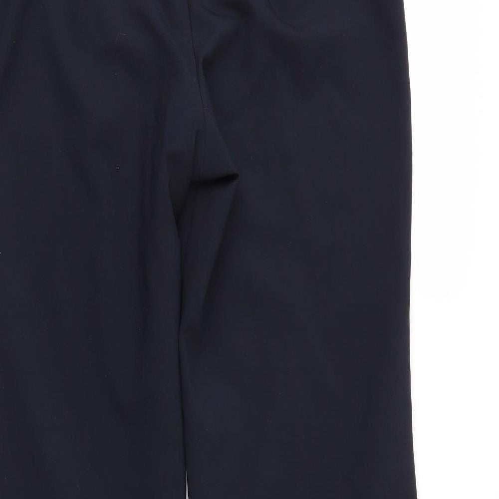 Marks & Spencer Womens Blue Trousers Size 10 L27 in
