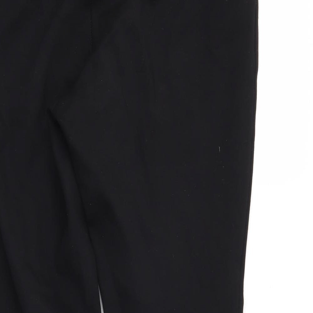 Marks & Spencer Womens Black Trousers Size 12 L25 in