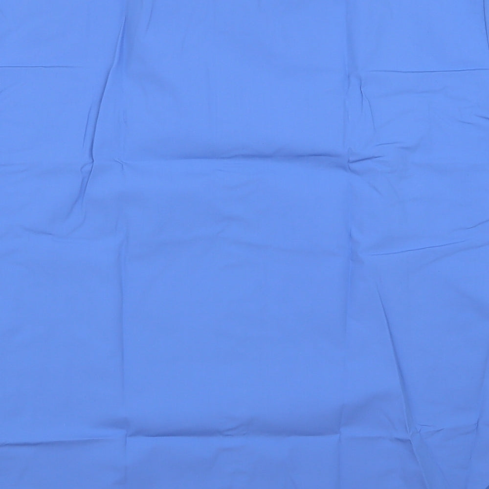 disley Mens Blue Button-Up Size 17