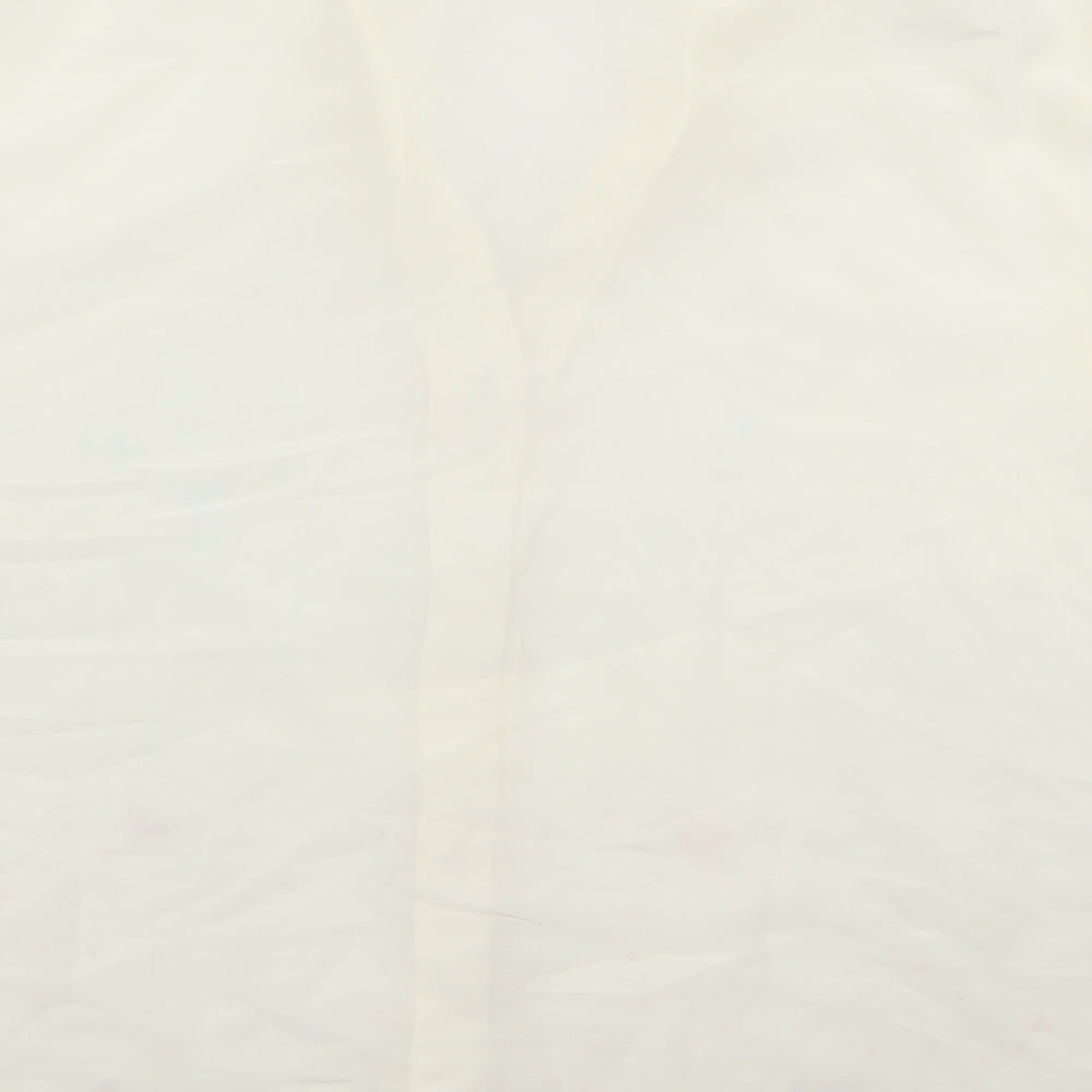 sara o neal Womens White Basic Button-Up Size 16