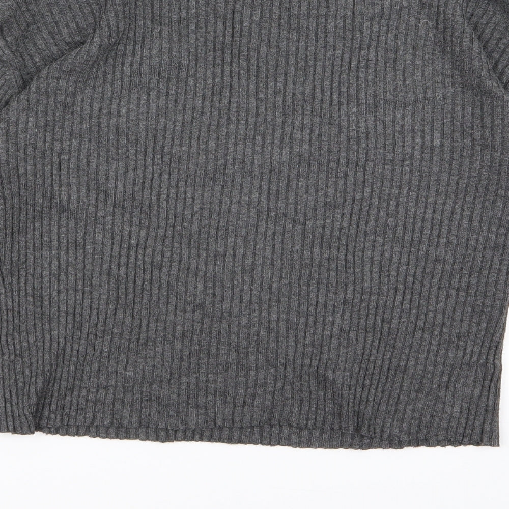 atmoshere Womens Grey Pullover Jumper Size 14