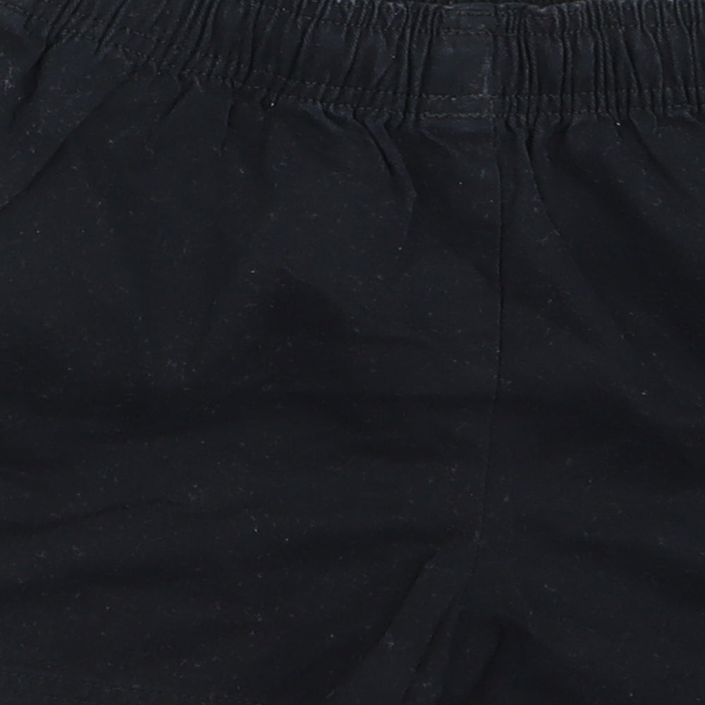 m&s Boys Black Bermuda Shorts Size 3 Years