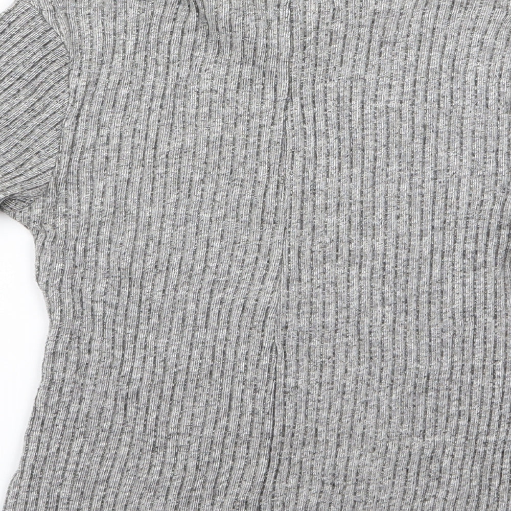 New Look Womens Grey Pullover Jumper Size 12