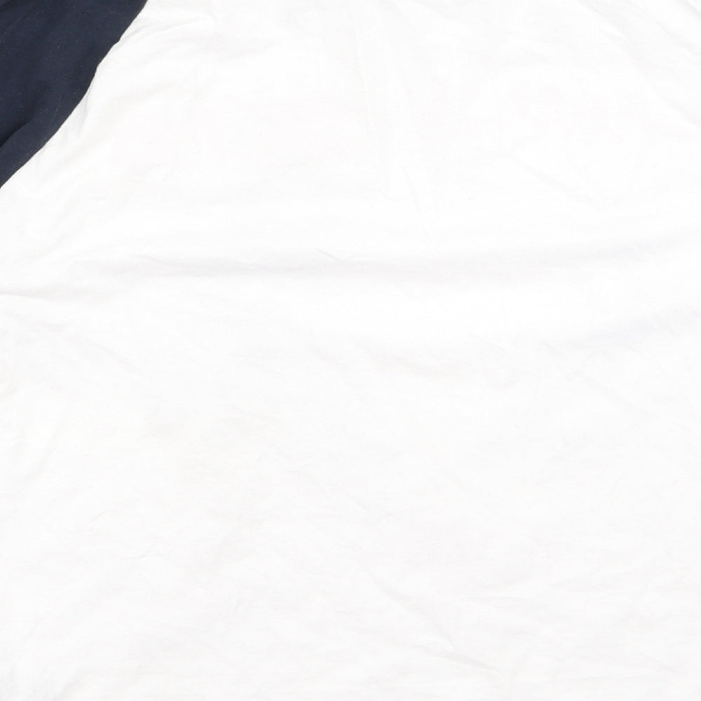 NEXT Boys White Basic T-Shirt Size 12 Years - CHRISMTAS