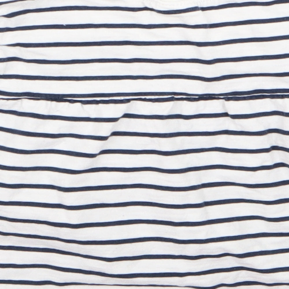 nxr Baby White Striped A-Line Size 24 Months