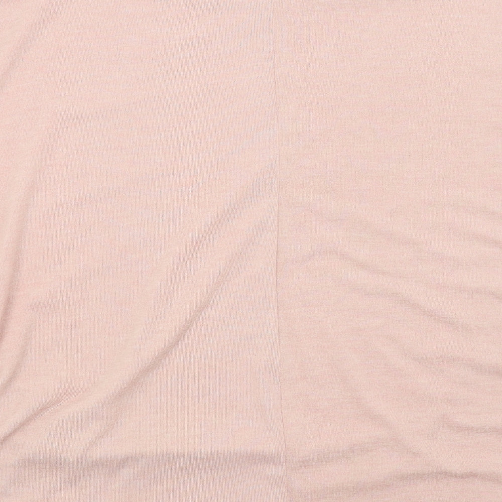 Papaval Womens Pink Basic Blouse Size 6