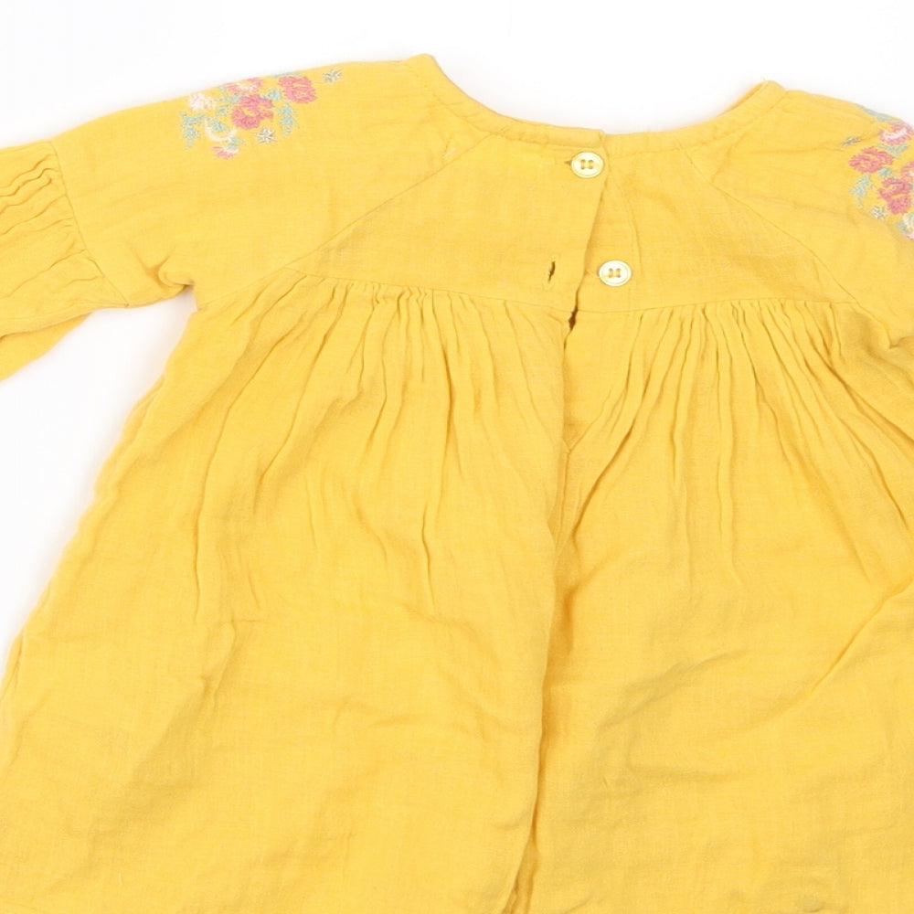 NEXT Girls Yellow A-Line Size 3-6 Months