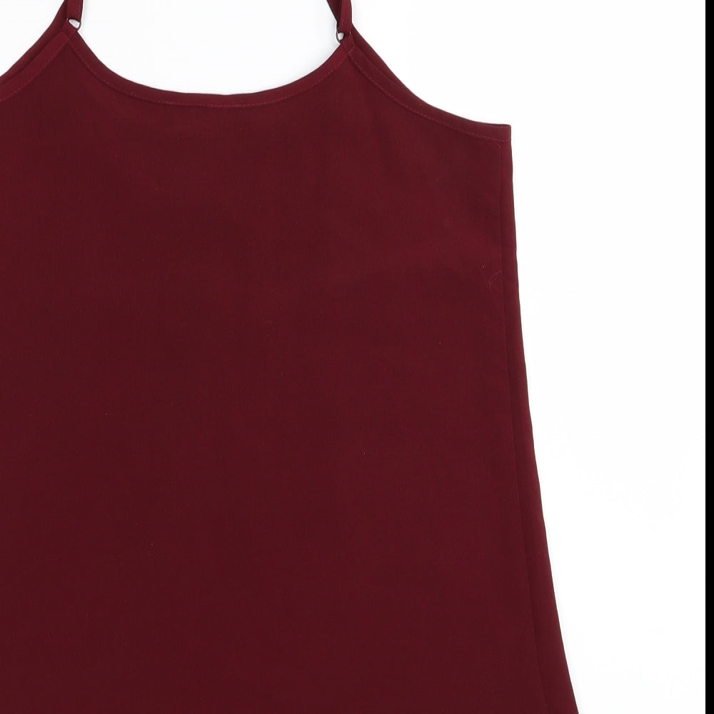 Select Womens Red Camisole T-Shirt Size 8