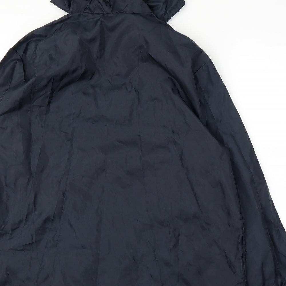 Protection Mens Blue Rain Coat Coat Size S