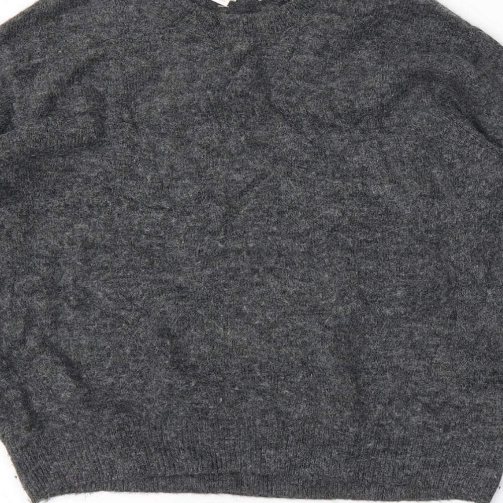 H&M Womens Grey Pullover Jumper Size XS