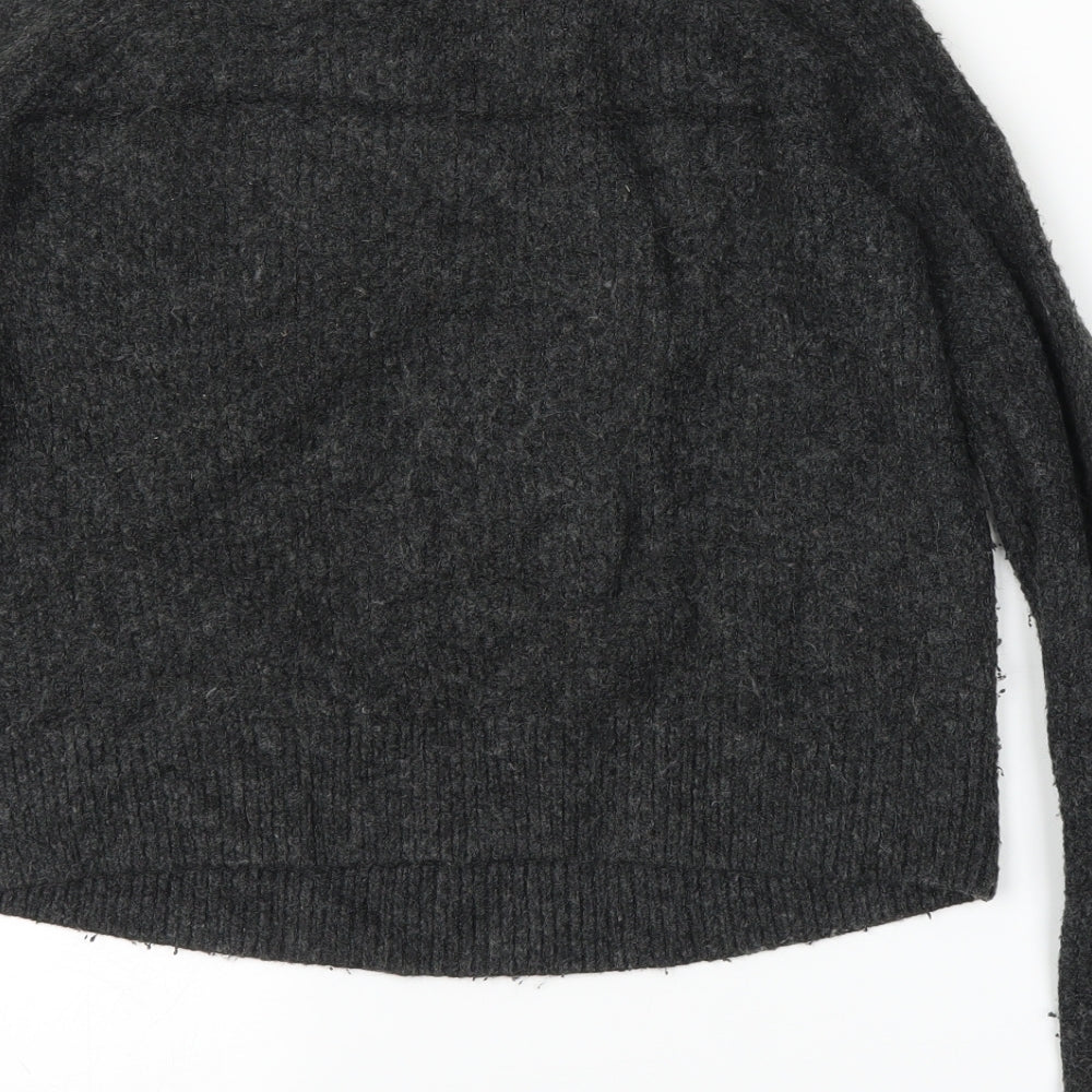 H&M Womens Grey Pullover Jumper Size S