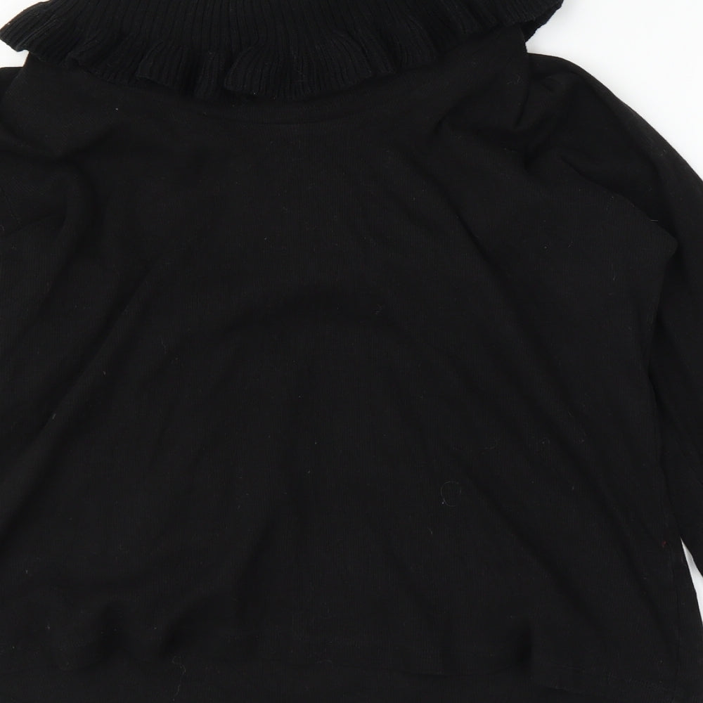 Preworn Womens Black Pullover Jumper Size M