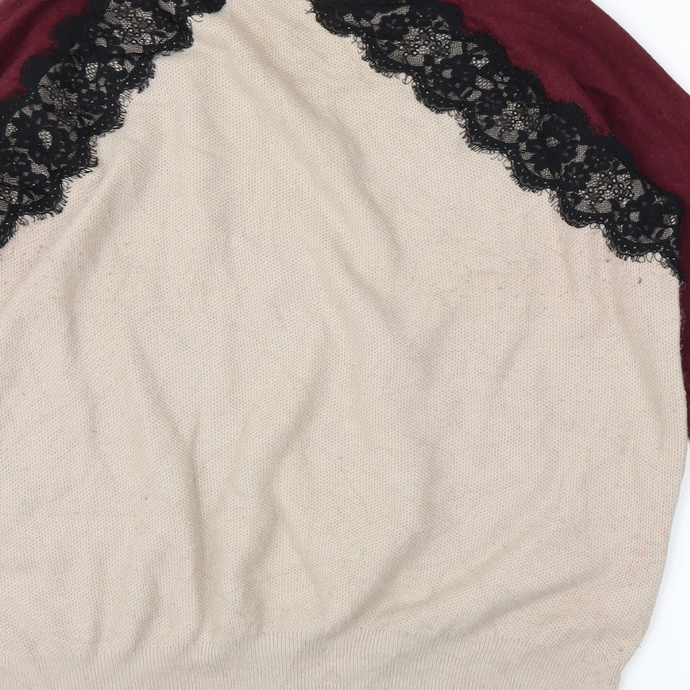NEXT Womens Beige Pullover Jumper Size 16