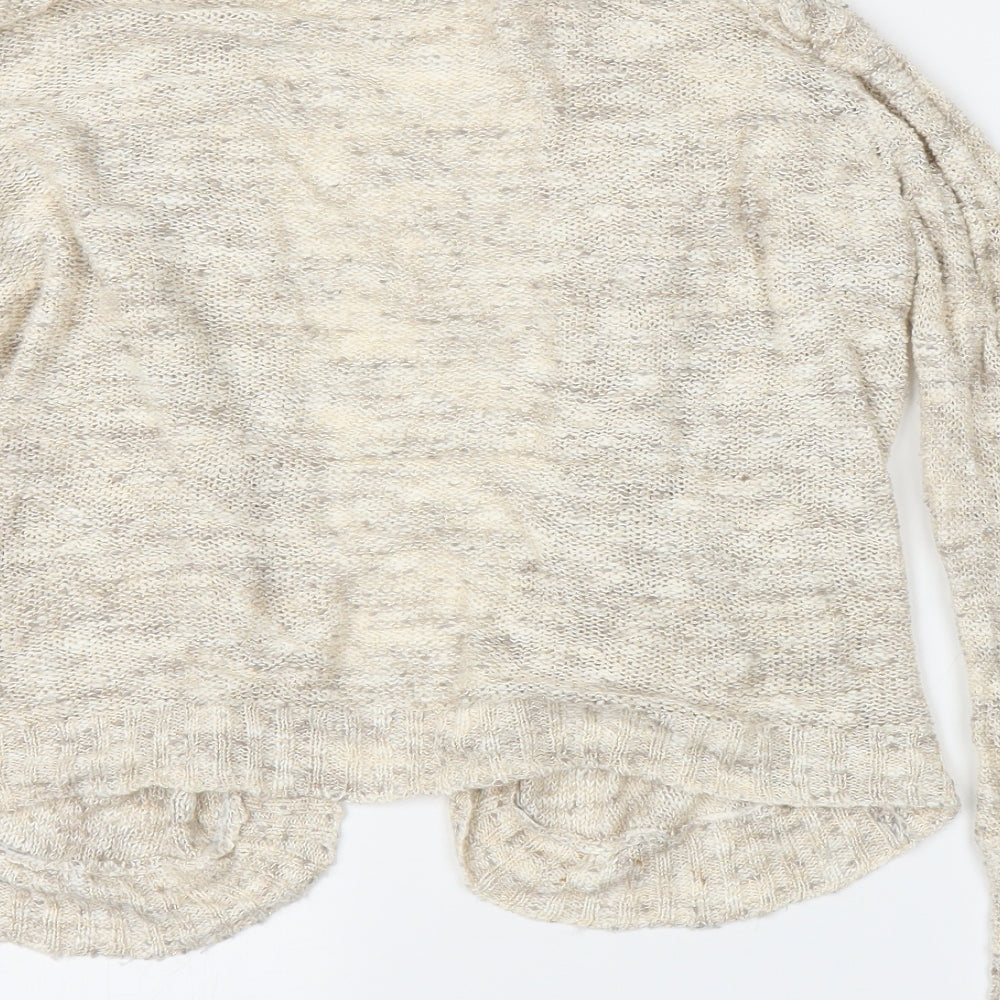 Alexara Womens Beige Cardigan Jumper Size M