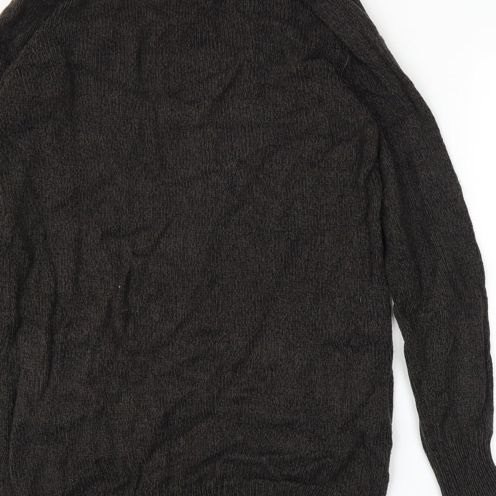 H&M Womens Brown Cardigan Jumper Size M
