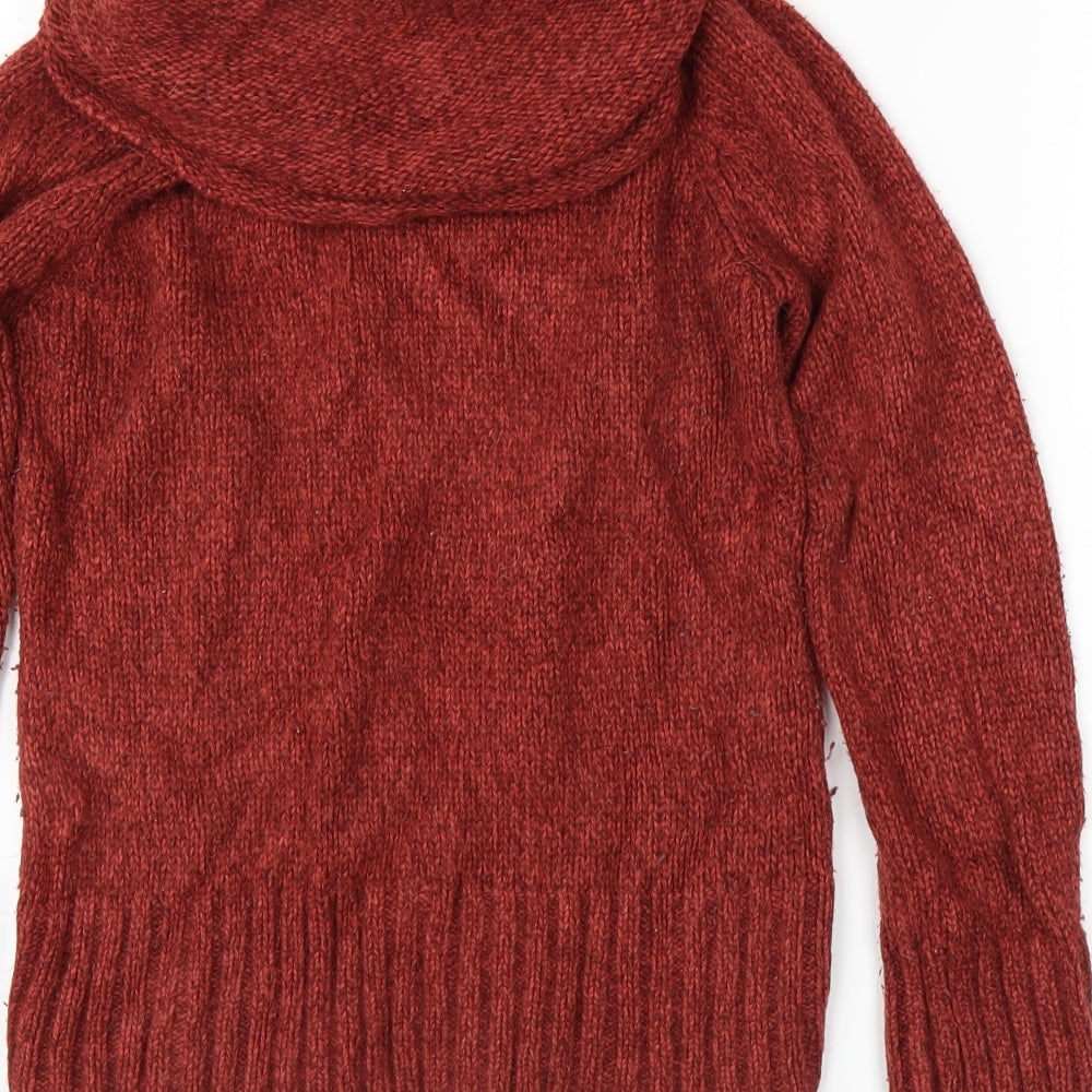 Casual Club Womens Red Pullover Jumper Size 10