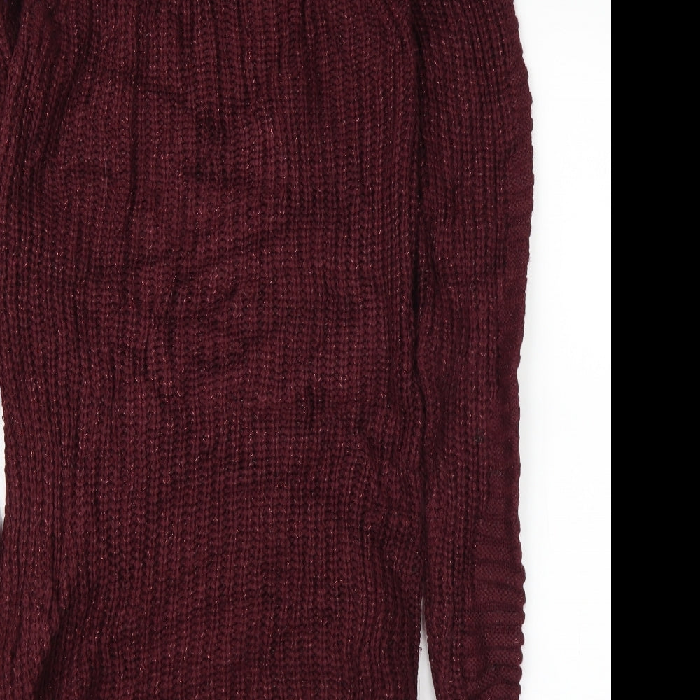 F&F Womens Purple Pullover Jumper Size 8