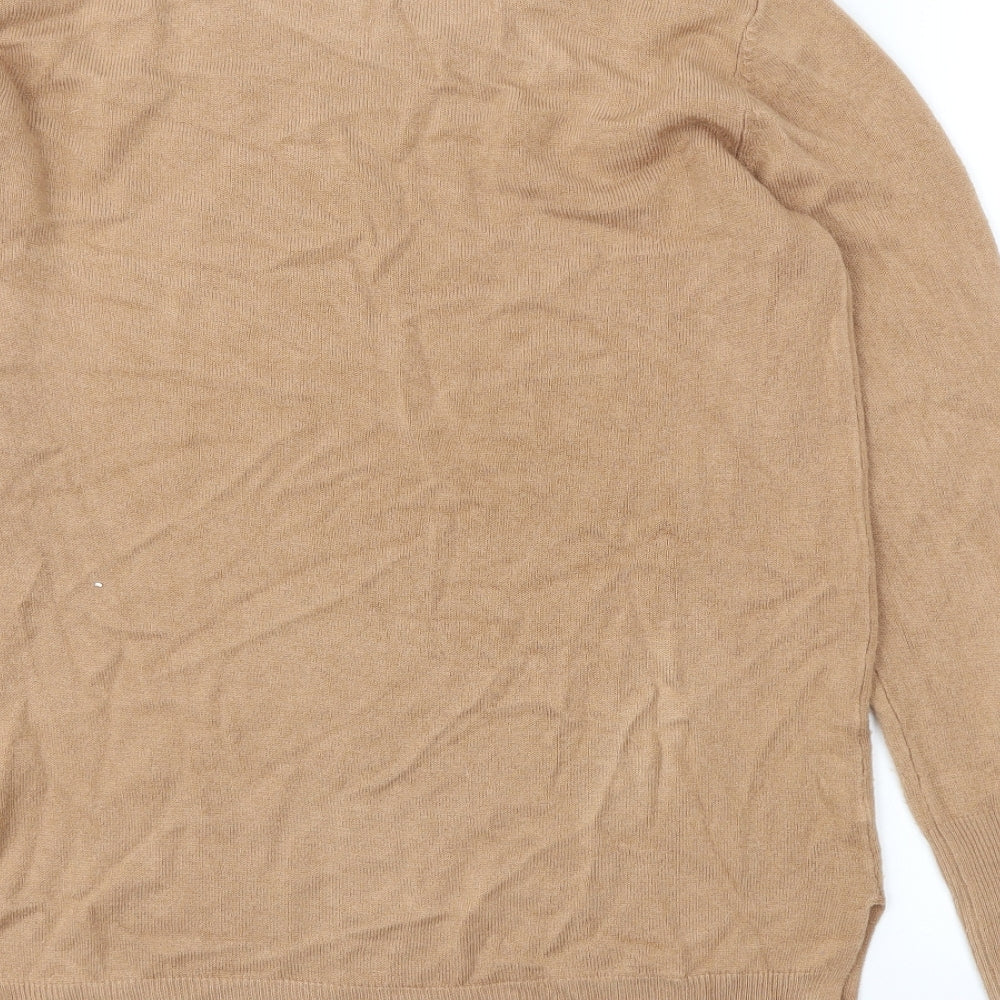 Primark Womens Beige Houndstooth Pullover Jumper Size XS