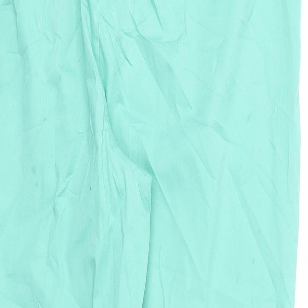 M&S Womens Blue Trousers Size 16 L23 in