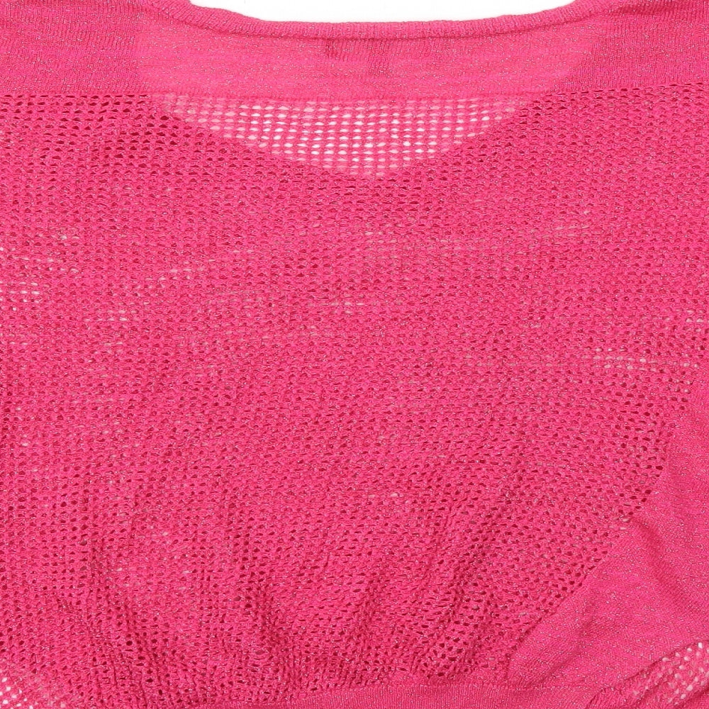 NEXT Womens Pink Basic T-Shirt Size 10