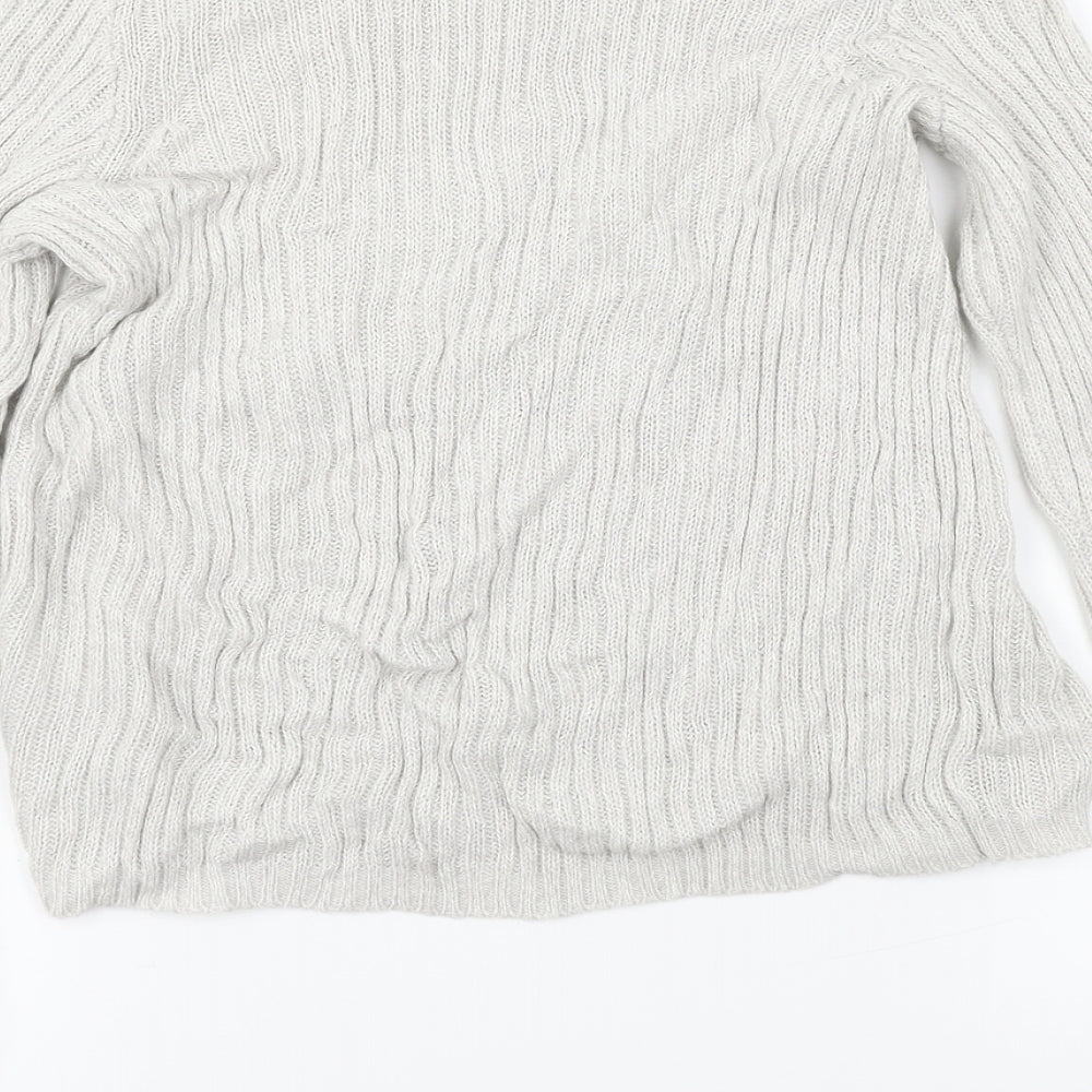 H&M Womens Grey Pullover Jumper Size XS