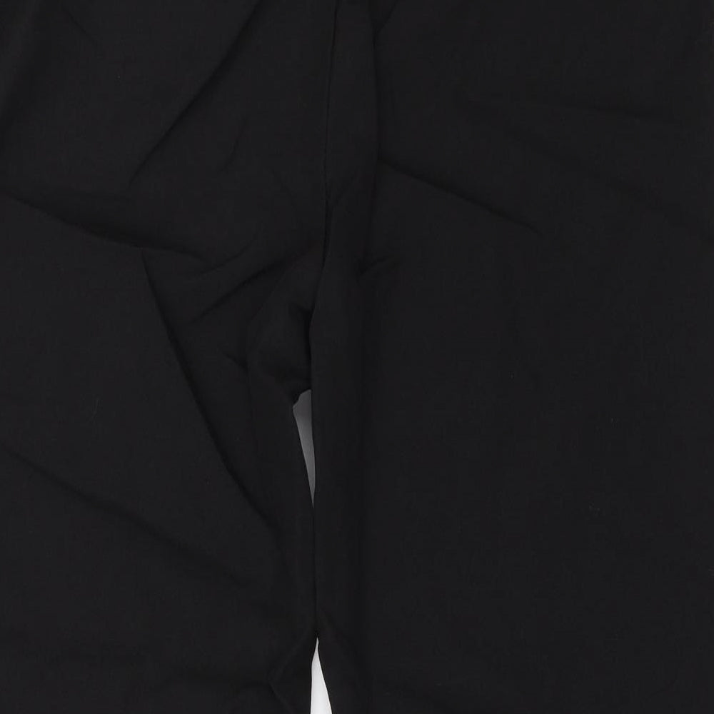 Bonmarché Womens Black Cropped Trousers Size 10 L23 in