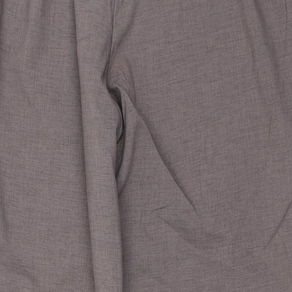 BHS Womens Purple Trousers Size 16 L26.5 in
