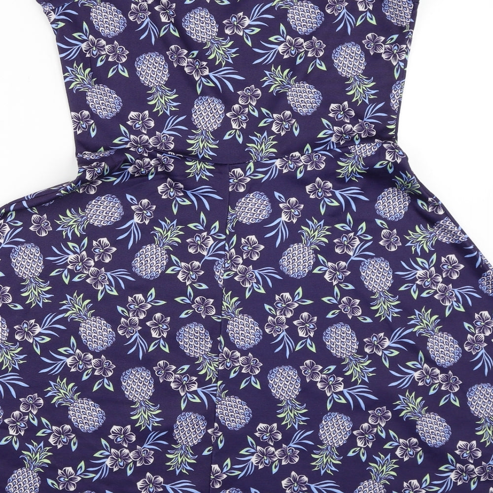 New Look Womens Blue Fit & Flare Size 8