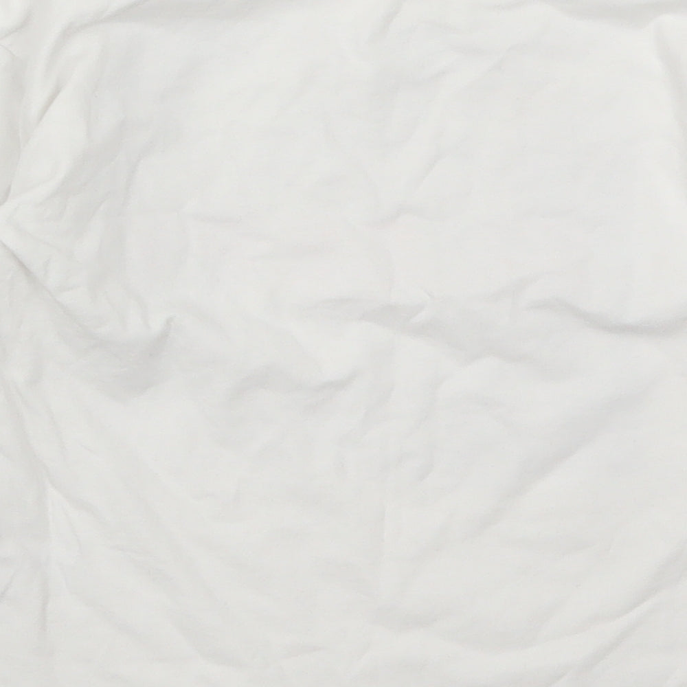 George Girls White Basic T-Shirt Size 5-6 Years - Sleepy Unicorn