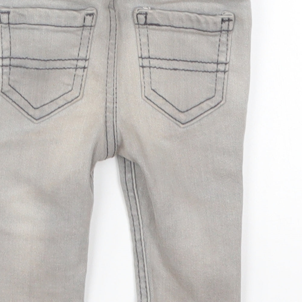 Denim Co Boys Grey Denim Cropped Jeans Size 0-3 Months