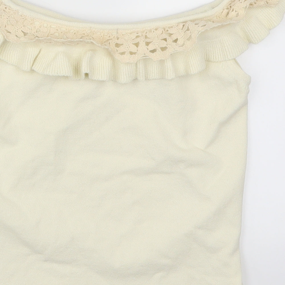 Tyler Womens Beige Basic Tank Size 14