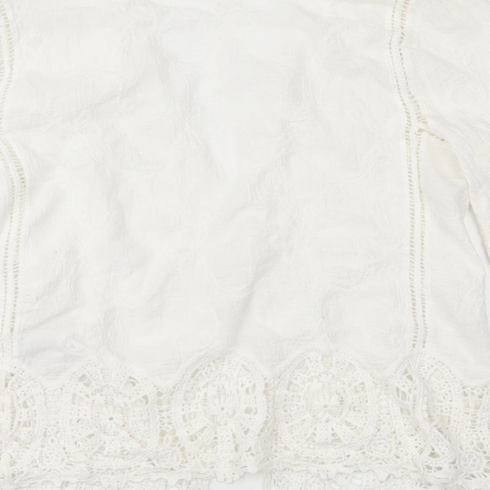 New Look Womens White Jacket Size M