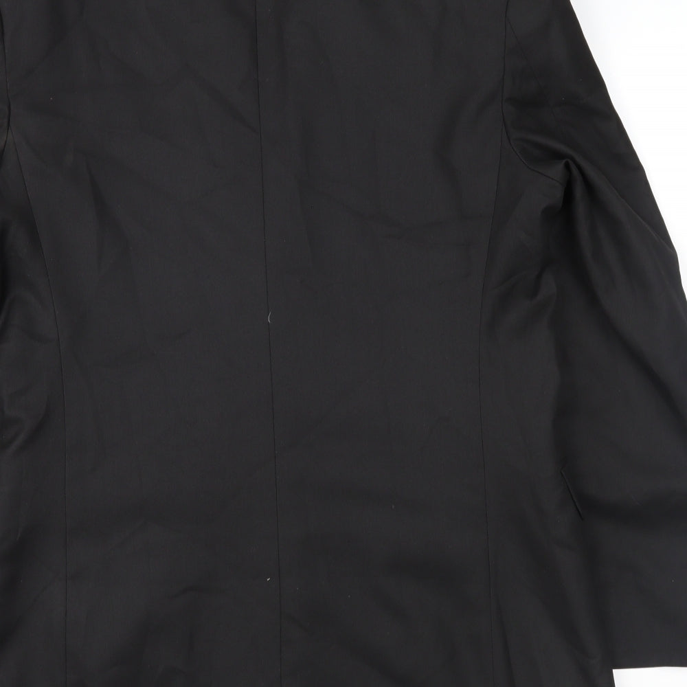 Outlaw Mens Black Jacket Suit Jacket Size 38