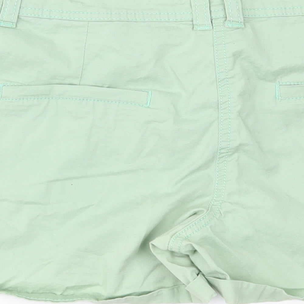 Preworn Womens Green Hot Pants Shorts Size 34 in