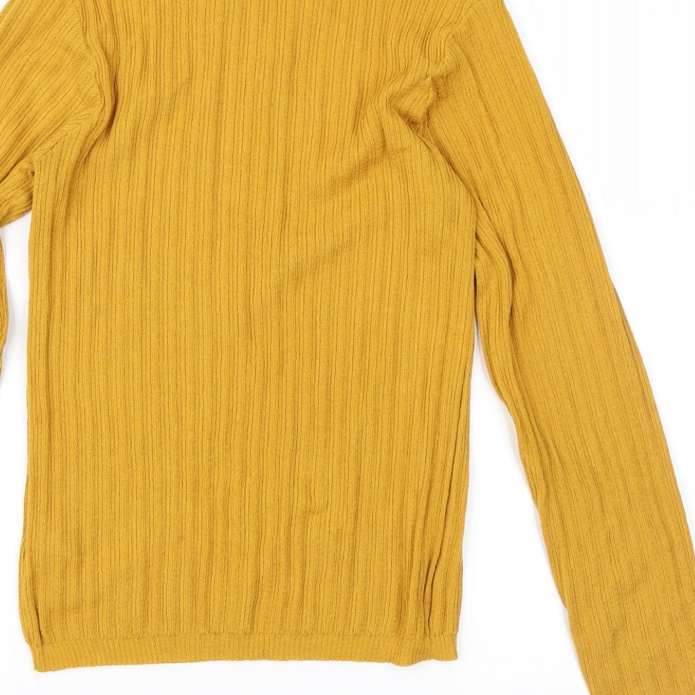 Primark Womens Yellow Pullover Jumper Size S